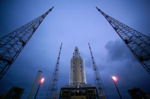 Am Start auf einer Ariane V – ©ESA–S. Corvaja